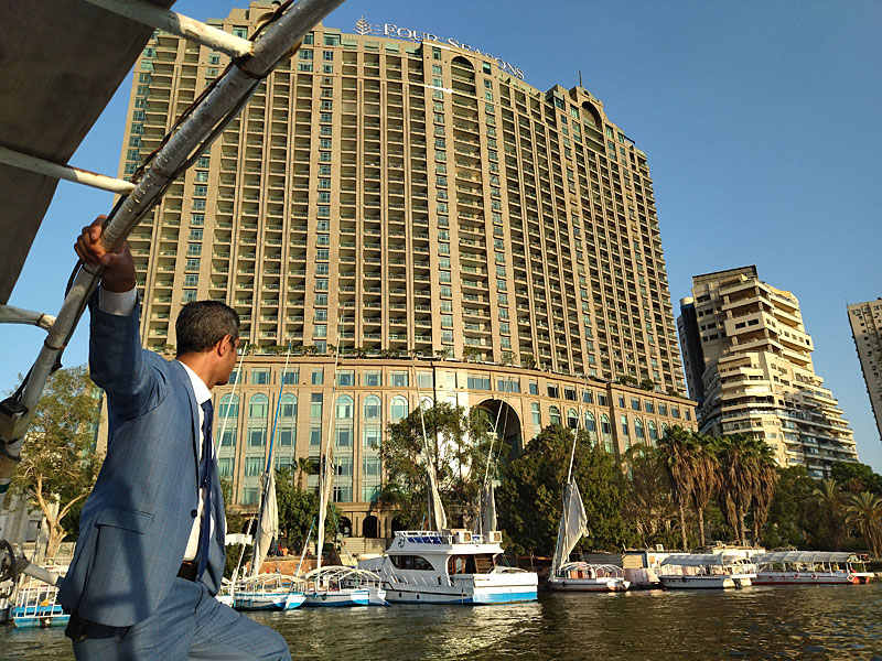  :  Four Seasons Cairo at Nile Plaza. 